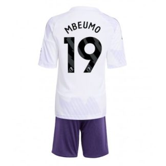 Manchester United Barn Bortaställ 2025/26 Bryan Mbeumo 19 Kortärmad Tröja + Shorts