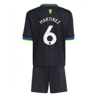 Manchester United Barn Tredjeställ 2025/26 Lisandro Martínez 6 Kortärmad Tröja + Shorts