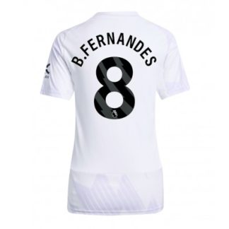 Manchester United Dam Bortatröja 2025/26 Bruno Fernandes 8 Kortärmad Fotbollströja