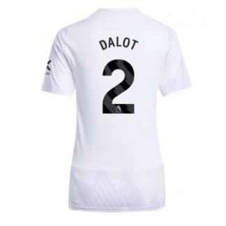 Manchester United Dam Bortatröja 2025/26 Diogo Dalot 2 Kortärmad Fotbollströja