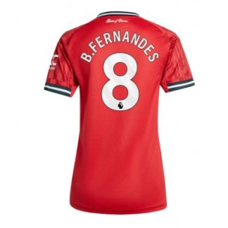 Manchester United Dam Hemmatröja 2025/26 Bruno Fernandes 8 Kortärmad Fotbollströja