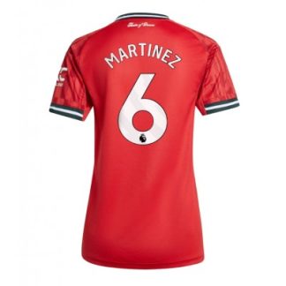 Manchester United Dam Hemmatröja 2025/26 Lisandro Martínez 6 Kortärmad Fotbollströja