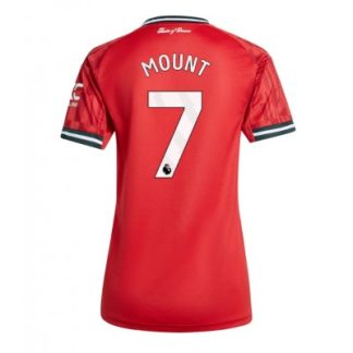 Manchester United Dam Hemmatröja 2025/26 Mason Mount 7 Kortärmad Fotbollströja