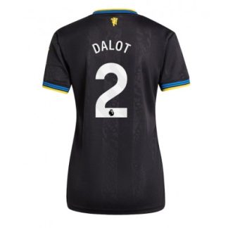 Manchester United Dam Tredjetröja 2025/26 Diogo Dalot 2 Kortärmad Fotbollströja