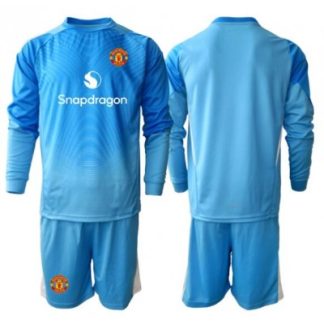 Manchester United Målvakt Hemmaställ Barn 2025/26 Långärmad (+ Shorts)