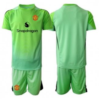 Manchester United Målvakt Tredjeställ Barn 2025/26 Kortärmad (+ Shorts)