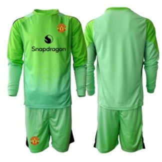 Manchester United Målvakt Tredjeställ Barn 2025/26 Långärmad (+ Shorts)