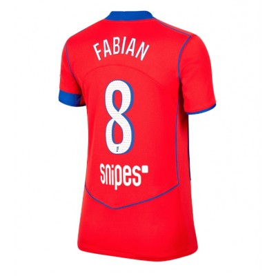 Paris Saint-Germain Dam Tredjetröja 2025/26 Fabian Ruiz 8 Kortärmad Fotbollströja