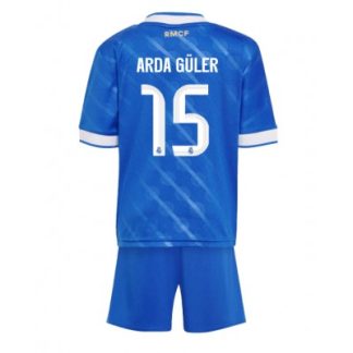 Real Madrid Barn Tredjeställ 2025/26 Arda Güler 15 Kortärmad Tröja + Shorts
