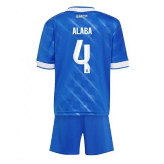 Real Madrid Barn Tredjeställ 2025/26 David Alaba 4 Kortärmad Tröja + Shorts