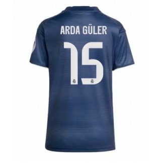 Real Madrid Dam Bortatröja 2025/26 Arda Güler 15 Kortärmad Fotbollströja
