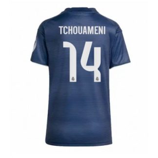 Real Madrid Dam Bortatröja 2025/26 Aurelien Tchouameni 14 Kortärmad Fotbollströja