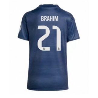 Real Madrid Dam Bortatröja 2025/26 Brahim Díaz 21 Kortärmad Fotbollströja