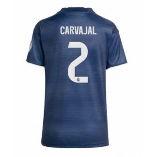 Real Madrid Dam Bortatröja 2025/26 Daniel Carvajal 2 Kortärmad Fotbollströja