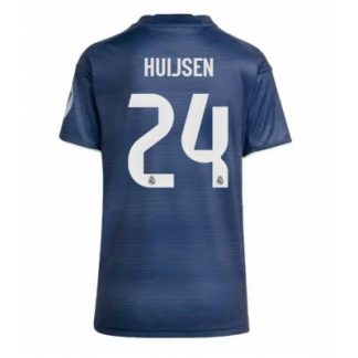 Real Madrid Dam Bortatröja 2025/26 Dean Huijsen 24 Kortärmad Fotbollströja