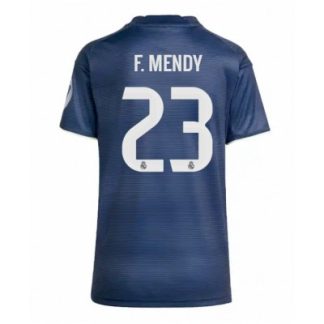 Real Madrid Dam Bortatröja 2025/26 Ferland Mendy 23 Kortärmad Fotbollströja