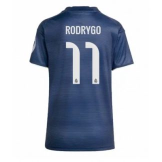 Real Madrid Dam Bortatröja 2025/26 Rodrygo Goes 11 Kortärmad Fotbollströja