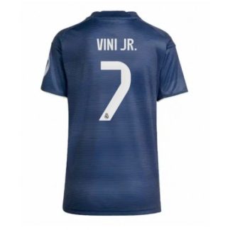 Real Madrid Dam Bortatröja 2025/26 Vinicius Junior 7 Kortärmad Fotbollströja