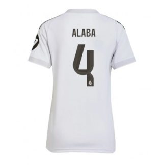 Real Madrid Dam Hemmatröja 2025/26 David Alaba 4 Kortärmad Fotbollströja