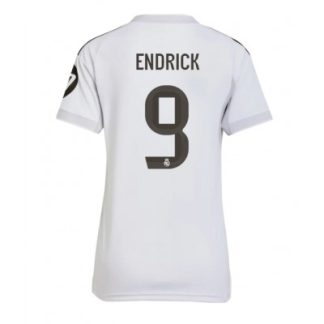 Real Madrid Dam Hemmatröja 2025/26 Endrick 9 Kortärmad Fotbollströja