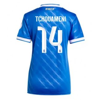 Real Madrid Dam Tredjetröja 2025/26 Aurelien Tchouameni 14 Kortärmad Fotbollströja