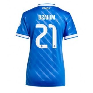 Real Madrid Dam Tredjetröja 2025/26 Brahim Díaz 21 Kortärmad Fotbollströja