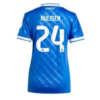 Real Madrid Dam Tredjetröja 2025/26 Dean Huijsen 24 Kortärmad Fotbollströja