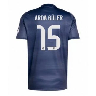 Real Madrid Herr Bortatröja 2025/26 Arda Güler 15 Kortärmad Fotbollströja