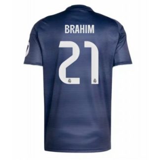 Real Madrid Herr Bortatröja 2025/26 Brahim Díaz 21 Kortärmad Fotbollströja