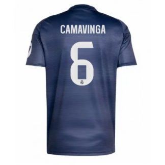 Real Madrid Herr Bortatröja 2025/26 Eduardo Camavinga 6 Kortärmad Fotbollströja