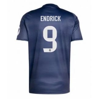 Real Madrid Herr Bortatröja 2025/26 Endrick 9 Kortärmad Fotbollströja