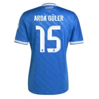 Real Madrid Herr Tredjetröja 2025/26 Arda Güler 15 Kortärmad Fotbollströja