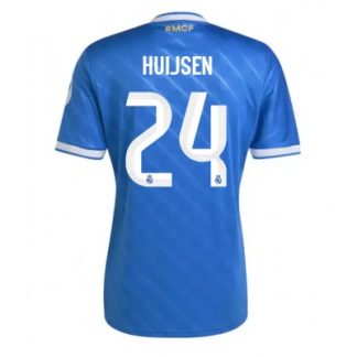 Real Madrid Herr Tredjetröja 2025/26 Dean Huijsen 24 Kortärmad Fotbollströja