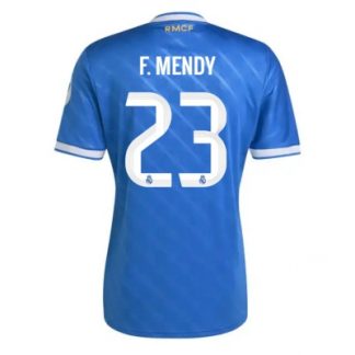 Real Madrid Herr Tredjetröja 2025/26 Ferland Mendy 23 Kortärmad Fotbollströja