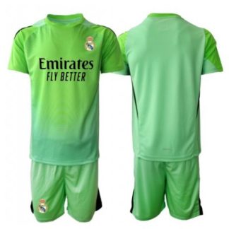 Real Madrid Målvakt Bortaställ Barn 2025/26 Kortärmad (+ Shorts)