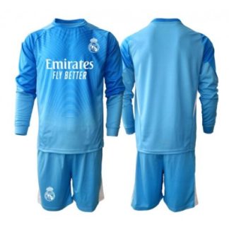 Real Madrid Målvakt Hemmaställ Barn 2025/26 Långärmad (+ Shorts)