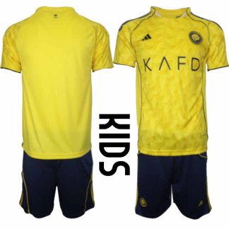 Al-Nassr Barn Hemmaställ 2025-26 Tröja + Shorts