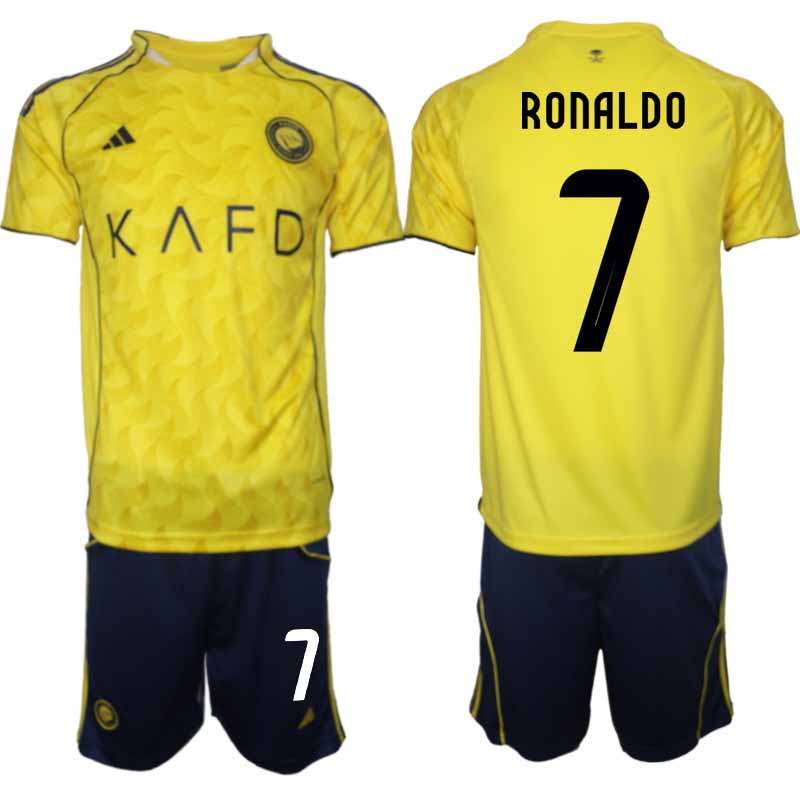 Al-Nassr Cristiano Ronaldo #7 Herr Hemmaställ 2025-26 Tröja + Shorts