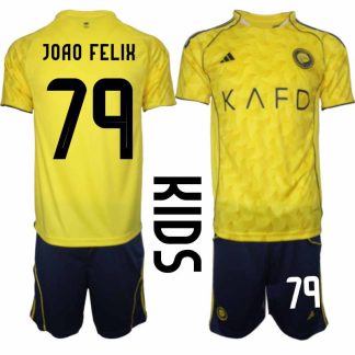 Al-Nassr João Félix #79 Barn Hemmaställ 2025-26 Tröja + Shorts