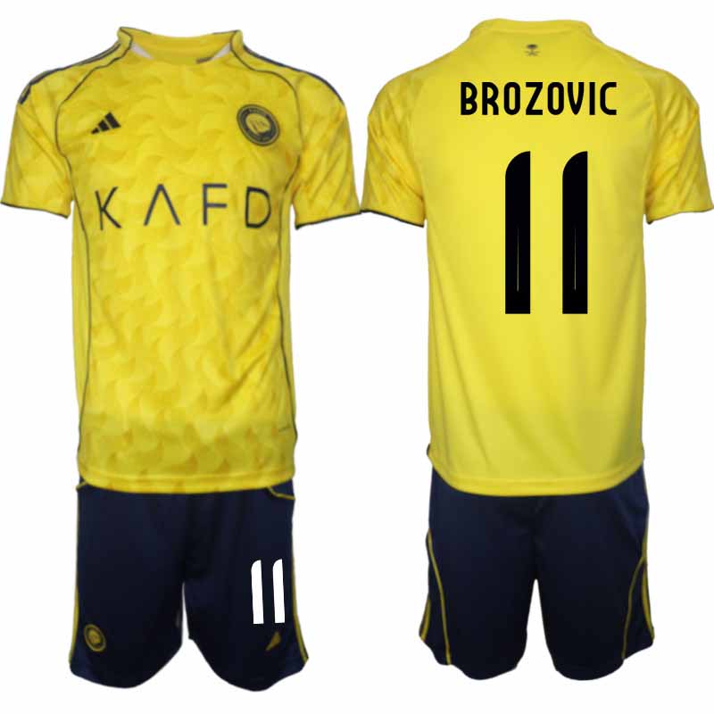 Al-Nassr Marcelo Brozović #11 Herr Hemmaställ 2025-26 Tröja + Shorts