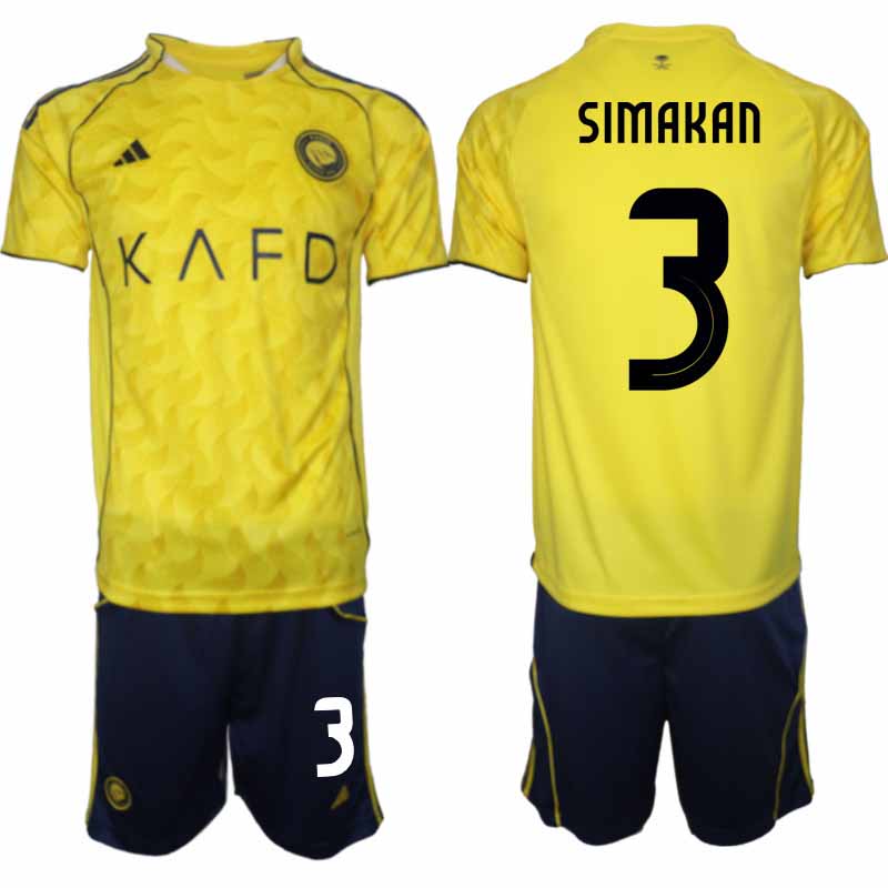 Al-Nassr Mohamed Simakan #3 Herr Hemmaställ 2025-26 Tröja + Shorts