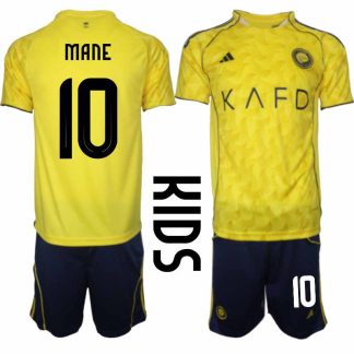 Al-Nassr Sadio Mané #10 Barn Hemmaställ 2025-26 Tröja + Shorts
