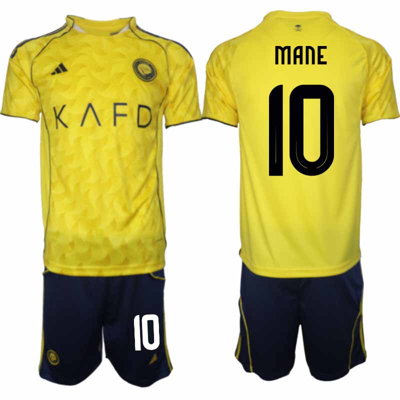 Al-Nassr Sadio Mané #10 Herr Hemmaställ 2025-26 Tröja + Shorts