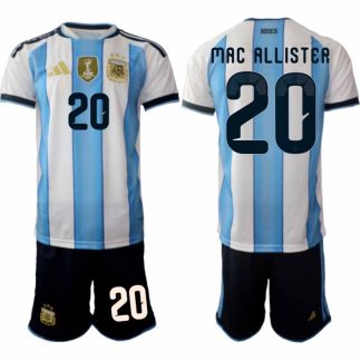 Argentina 2026 VM Hemmaställ Herr Alexis Mac Allister #20 Kortärmad Fotbollströja