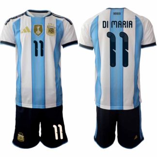 Argentina 2026 VM Hemmaställ Herr Angel Di Maria #11 Kortärmad Fotbollströja