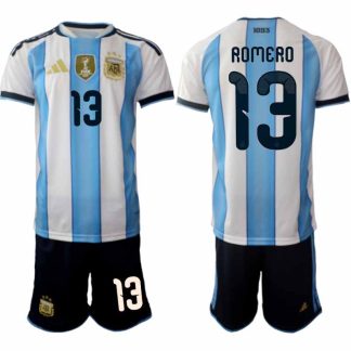 Argentina 2026 VM Hemmaställ Herr Cristian Romero #13 Kortärmad Fotbollströja