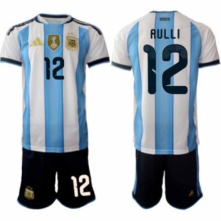 Argentina 2026 VM Hemmaställ Herr Gerónimo Rulli #12 Kortärmad Fotbollströja