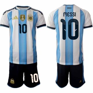 Argentina 2026 VM Hemmaställ Herr Lionel Messi #10 Kortärmad Fotbollströja
