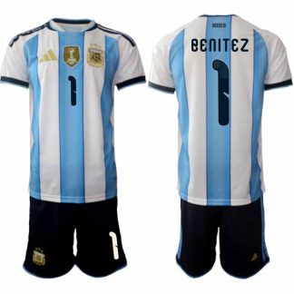 Argentina 2026 VM Hemmaställ Herr Walter Benítez #1 Kortärmad Fotbollströja