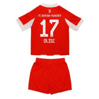 Bayern München 2025-26 Hemmaställ Barn Michael Olise #17 Tröja + Shorts